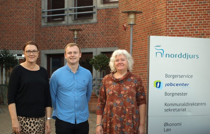 Norddjurs Kommunes 3 bosætningskonsulenter: Pia, Sebastian og Dorthe Norddjurs Kommunes 3 bosætningskonsulenter: Pia, Sebastian og Dorthe
